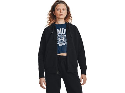 UNDER ARMOUR Damen Kapuzensweat UA RIVAL FLEECE FZ HOODIE Schwarz