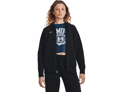 UNDER ARMOUR Damen Kapuzensweat UA RIVAL FLEECE FZ HOODIE Schwarz