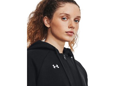 UNDER ARMOUR Damen Kapuzensweat UA RIVAL FLEECE FZ HOODIE Schwarz