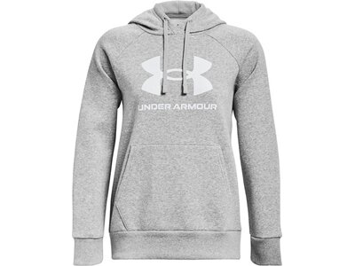 UNDER ARMOUR Damen Kapuzensweat UA RIVAL FLEECE BIG LOGO HDY Silber