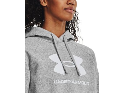 UNDER ARMOUR Damen Kapuzensweat UA RIVAL FLEECE BIG LOGO HDY Silber