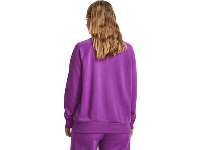 UNDER ARMOUR Damen Sweatshirt UA RIVAL FLEECE CREW Lila