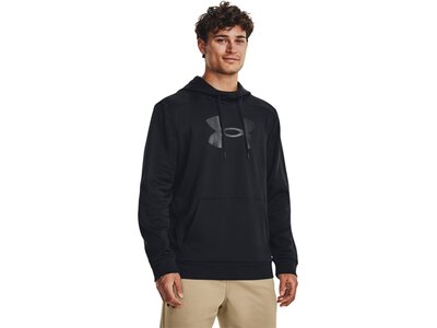 UNDER ARMOUR Herren Kapuzensweat UA ARMOUR FLEECE BIG LOGO HD Schwarz