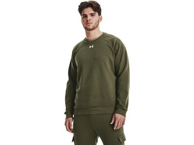 UNDER ARMOUR Herren Sweatshirt UA RIVAL FLEECE CREW Grau