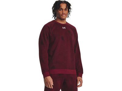 UNDER ARMOUR Herren Sweatshirt UA RIVAL FLEECE PRINTED CREW Lila