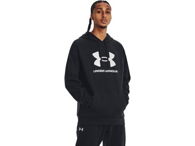 UNDER ARMOUR Herren Kapuzensweat UA RIVAL FLEECE LOGO HD Schwarz