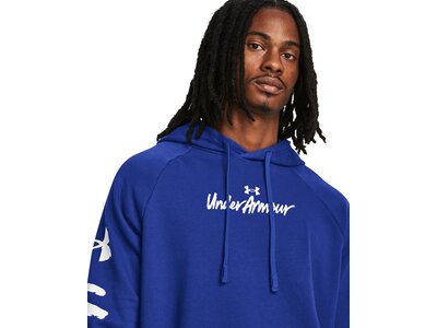 UNDER ARMOUR Herren Kapuzensweat UA RIVAL FLEECE GRAPHIC HD Blau