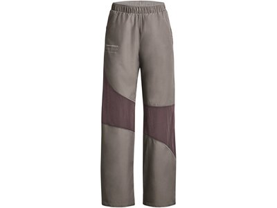 UNDER ARMOUR Damen Sporthose UA RUSH WOVEN NOVELTY PANT Braun