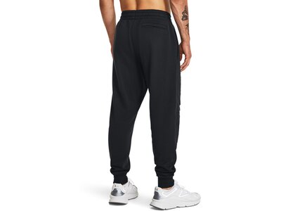 UNDER ARMOUR Herren Sporthose UA RIVAL FLEECE GRAPHIC JGRS Schwarz