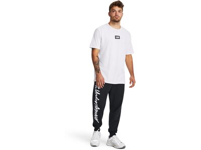 UNDER ARMOUR Herren Sporthose UA RIVAL FLEECE GRAPHIC JGRS Schwarz