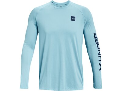 UNDER ARMOUR Herren Sweatshirt UA TECH PRT FILL LS Blau
