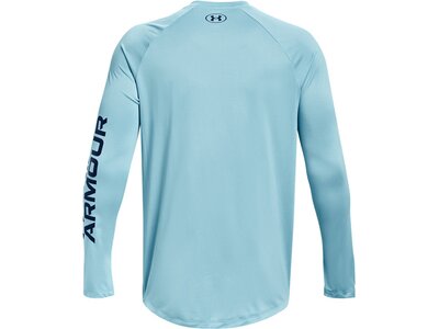 UNDER ARMOUR Herren Sweatshirt UA TECH PRT FILL LS Blau