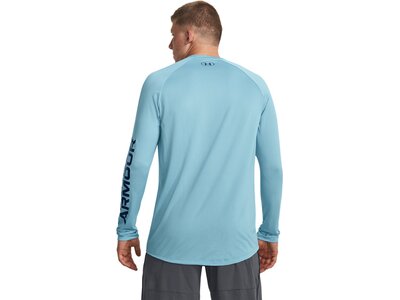 UNDER ARMOUR Herren Sweatshirt UA TECH PRT FILL LS Blau