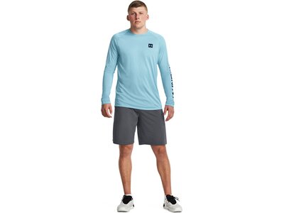 UNDER ARMOUR Herren Sweatshirt UA TECH PRT FILL LS Blau