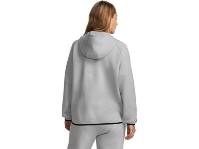 UNDER ARMOUR Damen Kapuzensweat UNSTOPPABLE FLC FZ Silber
