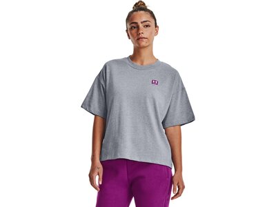 UNDER ARMOUR Damen Shirt UA W LOGO LC OVERSIZED HW SS Grau
