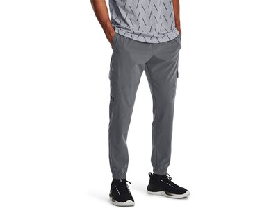 UNDER ARMOUR Herren Sporthose UA STRETCH WOVEN CARGO PANTS Grau