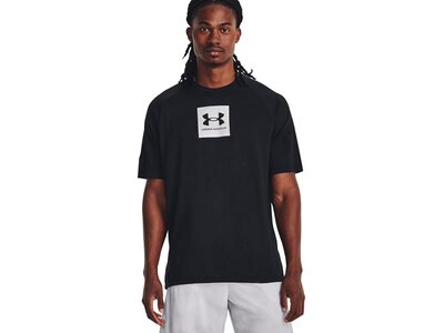 UNDER ARMOUR Herren Shirt UA TECH PRT FILL SS Schwarz