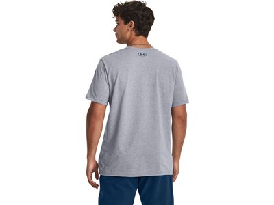 UNDER ARMOUR Herren Shirt UA M BRANDED GEL STACK SS Silber