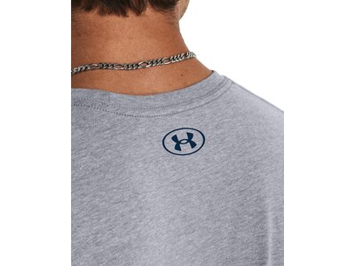 UNDER ARMOUR Herren Shirt UA M BRANDED GEL STACK SS Silber