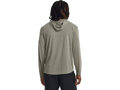 UNDER ARMOUR Herren Kapuzensweat UA RUN EVERYWHERE HOODED LS Grau