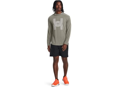 UNDER ARMOUR Herren Kapuzensweat UA RUN EVERYWHERE HOODED LS Grau