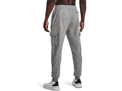 UNDER ARMOUR Herren Sporthose UA RIVAL FLEECE CARGO JOGGER Grau