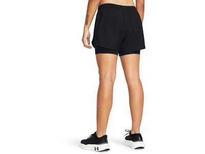 UNDER ARMOUR Damen Shorts UA FLY BY 2IN1 SHORT Schwarz