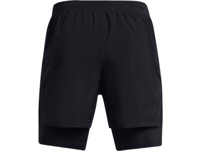 UNDER ARMOUR Herren Shorts UA LAUNCH 5'' 2-IN-1 SHORT Schwarz