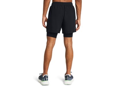 UNDER ARMOUR Herren Shorts UA LAUNCH 5'' 2-IN-1 SHORT Schwarz