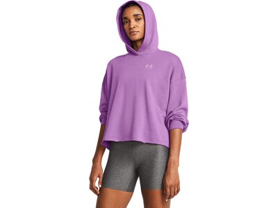 UNDER ARMOUR Damen Kapuzensweat UA RIVAL TERRY OS HOODIE Lila