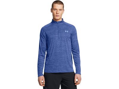 UNDER ARMOUR Herren Sweatshirt UA TECH TEXTURED 1/2 ZIP Blau