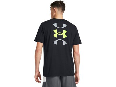 UNDER ARMOUR Herren Shirt UA BBALL LOGO COURT SS Schwarz