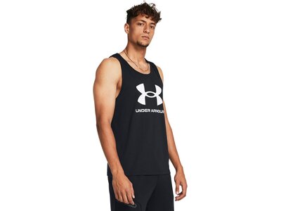 UNDER ARMOUR Herren Shirt UA SPORTSTYLE LOGO TANK Schwarz