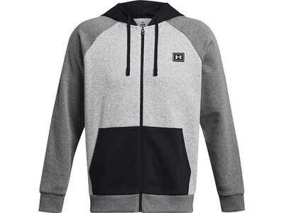 UNDER ARMOUR Herren Unterjacke UA RIVAL FLC FZ COLORBLOCK Grau