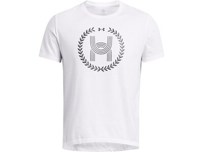 UNDER ARMOUR Herren T-Shirt UA RUN EVERYWHERE WREATH SS Weiß