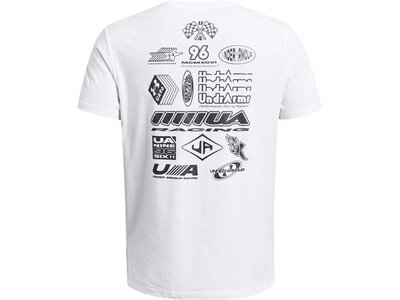 UNDER ARMOUR Herren T-Shirt UA RUN EVERYWHERE WREATH SS Weiß