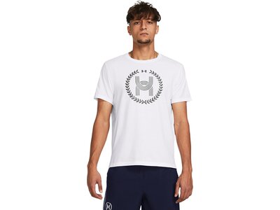UNDER ARMOUR Herren T-Shirt UA RUN EVERYWHERE WREATH SS Weiß