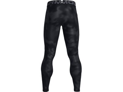 UNDER ARMOUR Herren Tight UA HG ARMOUR PRINTED LGS Schwarz