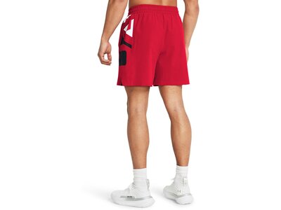 UNDER ARMOUR Herren Shorts UA BASELINE WOVEN SHORT Rot