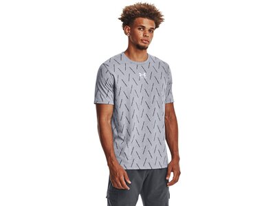 UNDER ARMOUR Herren Shirt UA M ELEVATED CORE AOP NEW Silber