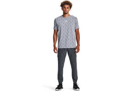 UNDER ARMOUR Herren Shirt UA M ELEVATED CORE AOP NEW Silber