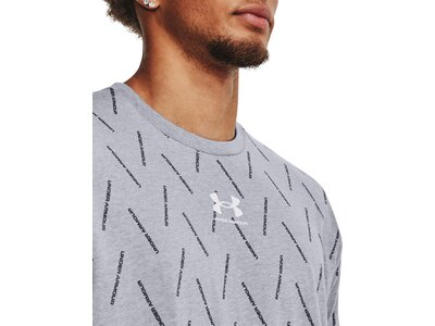 UNDER ARMOUR Herren Shirt UA M ELEVATED CORE AOP NEW Silber