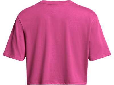 UNDER ARMOUR Damen Shirt CAMPUS BOXY CROP SS Pink