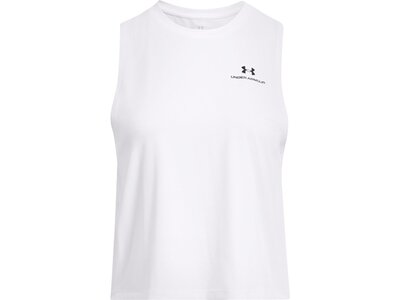 UNDER ARMOUR Damen Shirt RUSH ENERGY CROP TANK Weiß