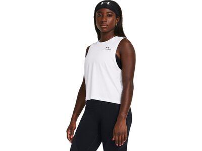 UNDER ARMOUR Damen Shirt RUSH ENERGY CROP TANK Weiß