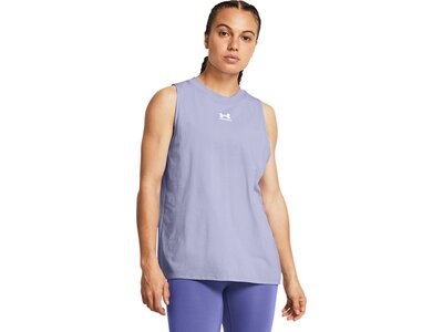 UNDER ARMOUR Damen Shirt OFF CAMPUS MUSCLE TANK Silber