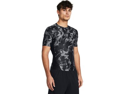 UNDER ARMOUR Herren Shirt UA HG ISOCHILL PRTD SS Schwarz