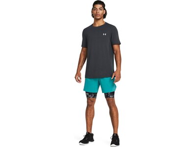 UNDER ARMOUR Herren Shorts UA HG ISOCHILL PRTD LG STS Schwarz