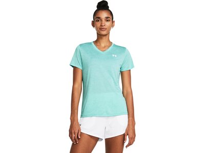 UNDER ARMOUR Damen Shirt TECH SSV- TWIST Blau